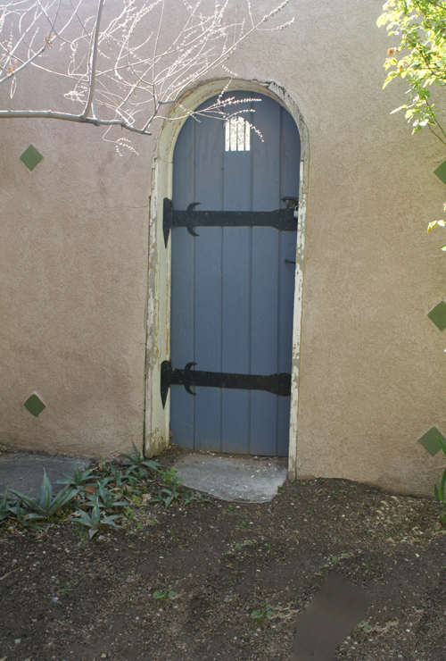 Gate into alley