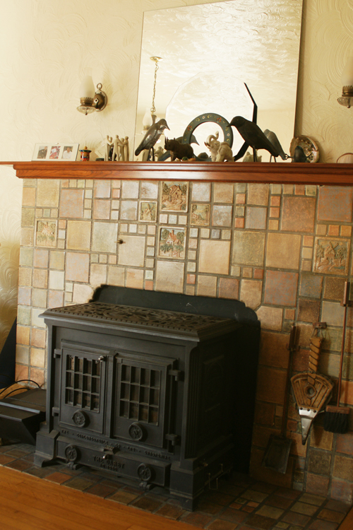 Original fireplace